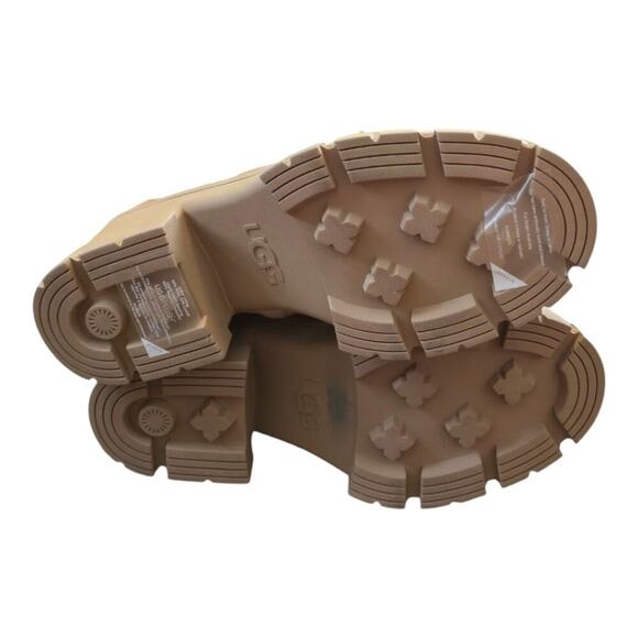 UGG Brooklyn Sunburst heeled sheepskin boot in chestnut size 9.5 New! - Picture 3 of 11